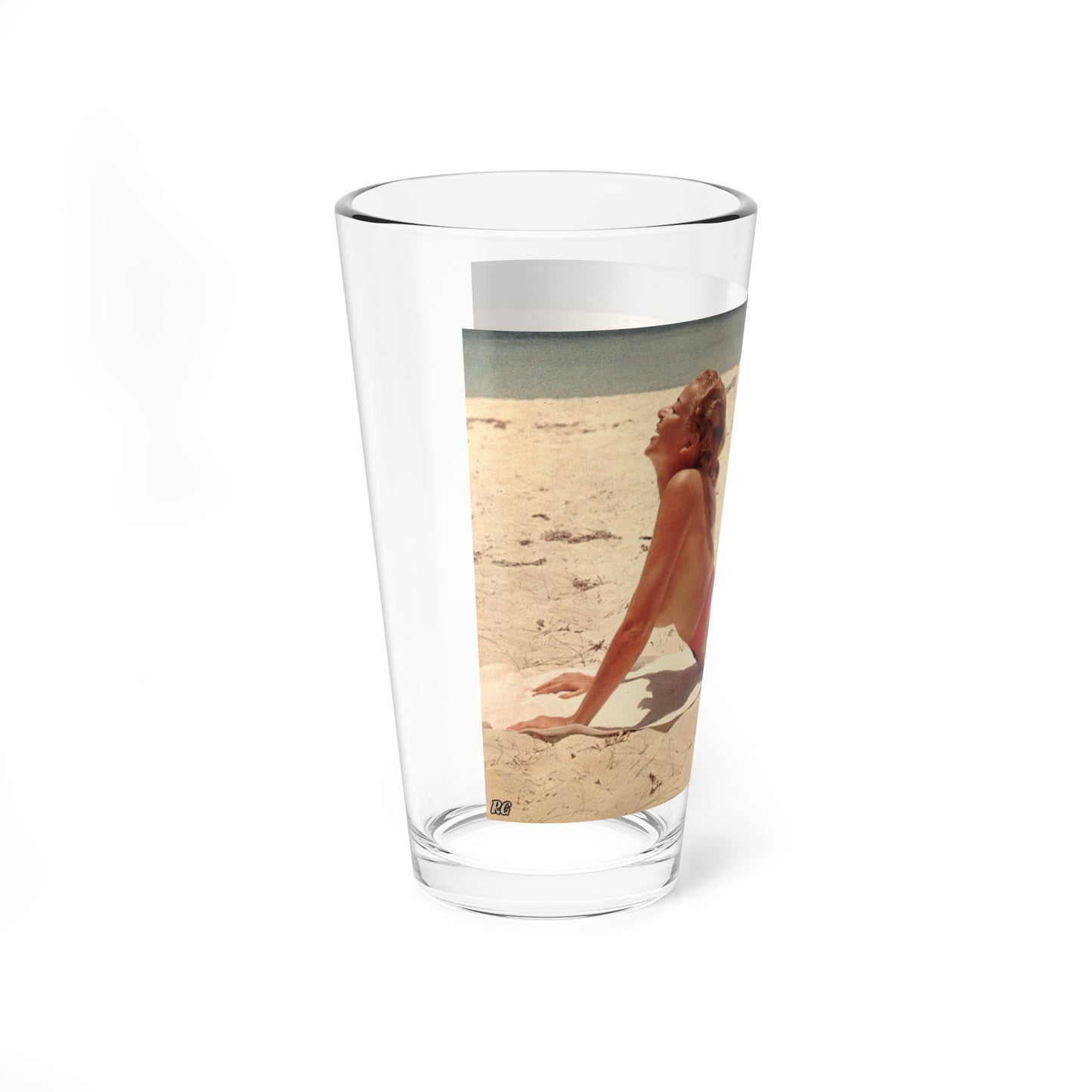 Eve Meyer #12 (Vintage Female Icon) Pint Glass 16oz-Go Mug Yourself