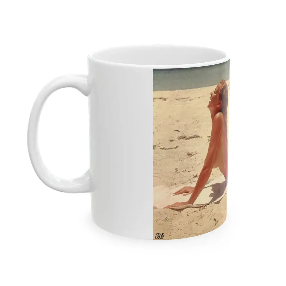 Eve Meyer #12 (Vintage Female Icon) White Coffee Mug - Go Mug Yourself
