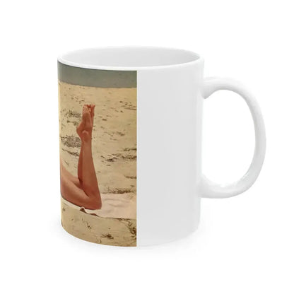 Eve Meyer #12 (Vintage Female Icon) White Coffee Mug - Go Mug Yourself