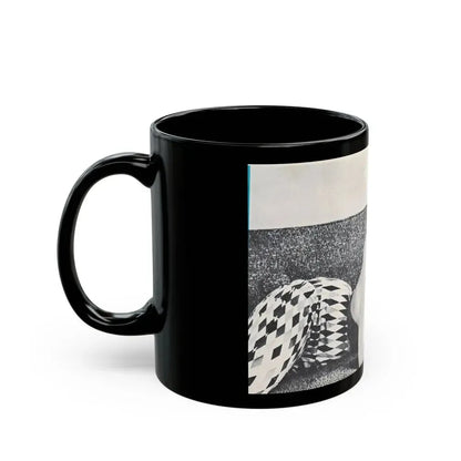 Eve Meyer #17 (Vintage Female Icon) Black Coffee Mug - Go Mug Yourself