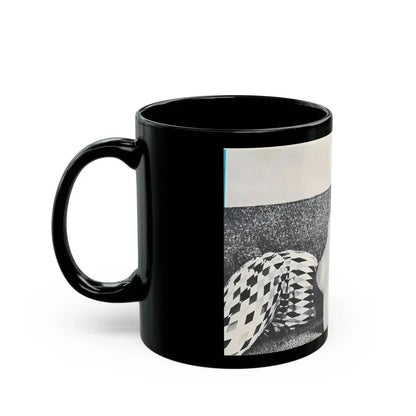 Eve Meyer #17 (Vintage Female Icon) Black Coffee Mug - Go Mug Yourself