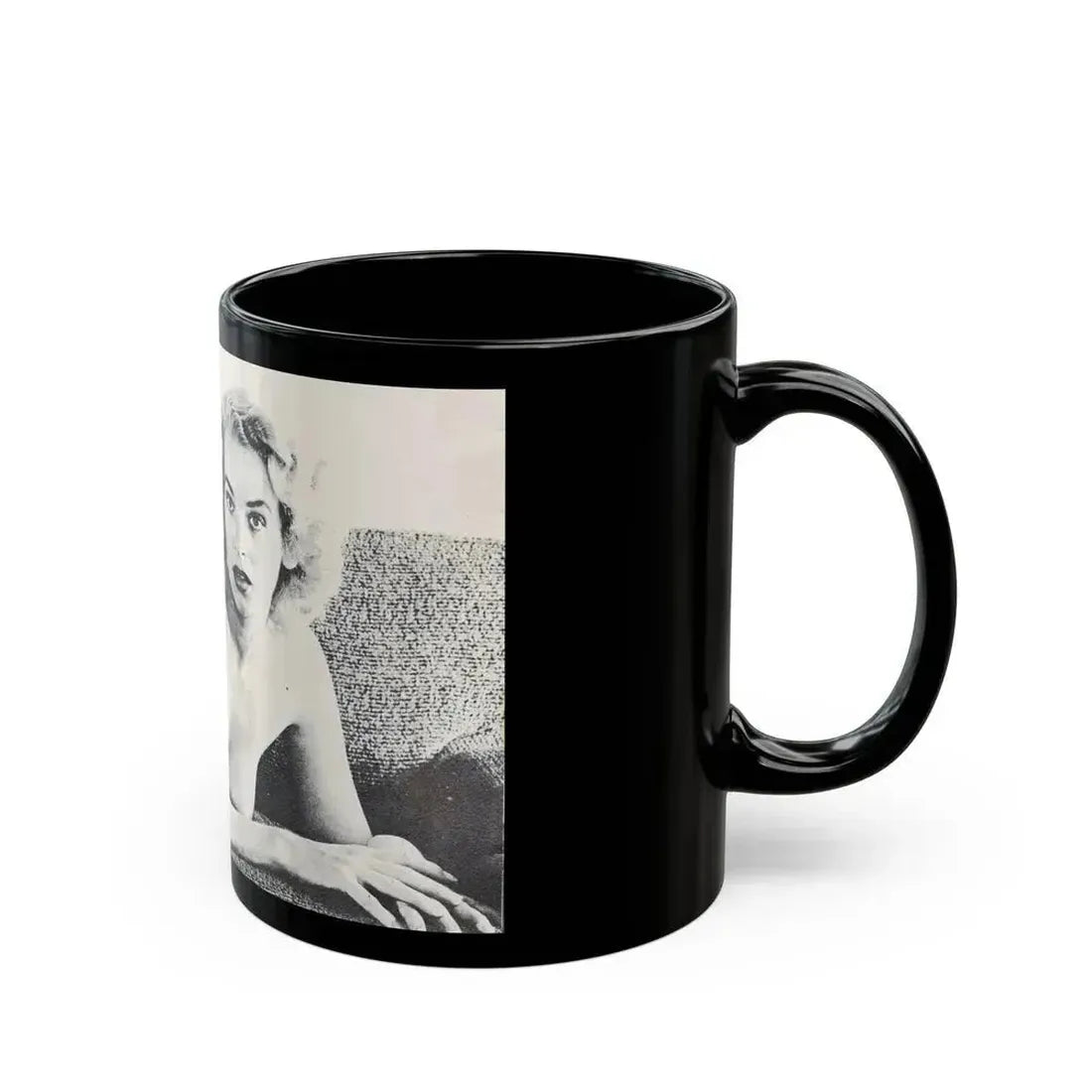 Eve Meyer #17 (Vintage Female Icon) Black Coffee Mug - Go Mug Yourself