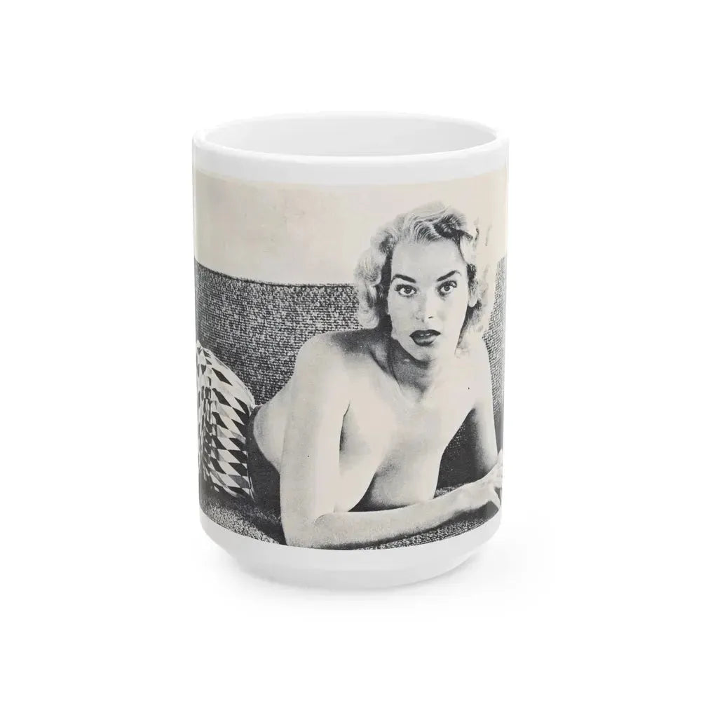 Eve Meyer #17 (Vintage Female Icon) White Coffee Mug 15oz - Go Mug Yourself
