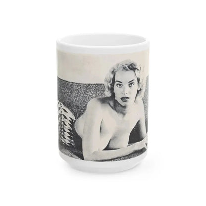 Eve Meyer #17 (Vintage Female Icon) White Coffee Mug 15oz - Go Mug Yourself