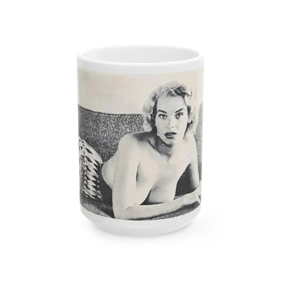 Eve Meyer #17 (Vintage Female Icon) White Coffee Mug 15oz - Go Mug Yourself