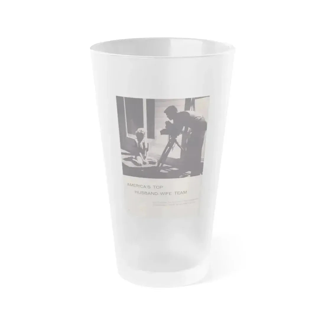 Eve Meyer #23 (Vintage Female Icon) Frosted Pint Glass 16oz 16oz Frosted - Go Mug Yourself