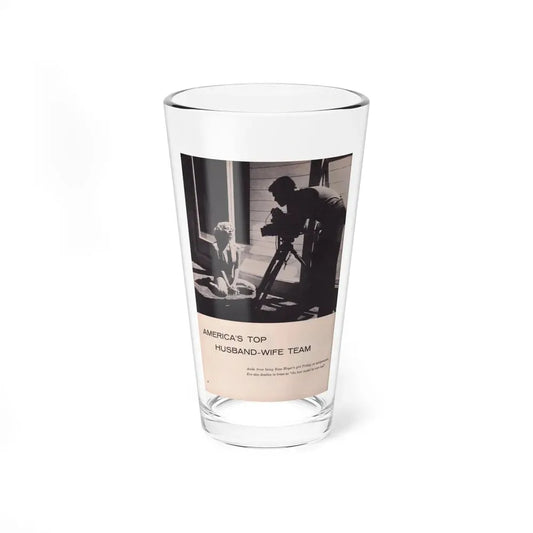 Eve Meyer #23 (Vintage Female Icon) Pint Glass 16oz 16oz - Go Mug Yourself
