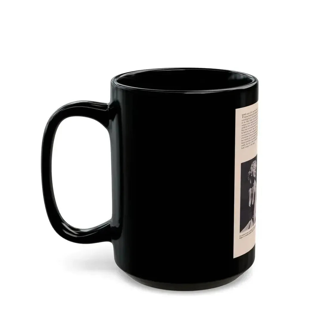 Eve Meyer #24 (Vintage Female Icon) Black Coffee Mug - Go Mug Yourself