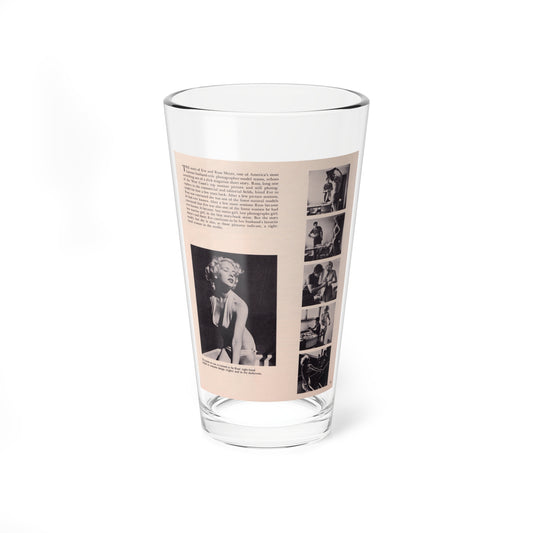 Eve Meyer #24 (Vintage Female Icon) Pint Glass 16oz-16oz-Go Mug Yourself