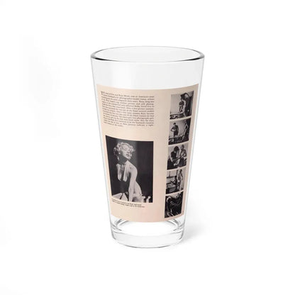 Eve Meyer #24 (Vintage Female Icon) Pint Glass 16oz 16oz - Go Mug Yourself
