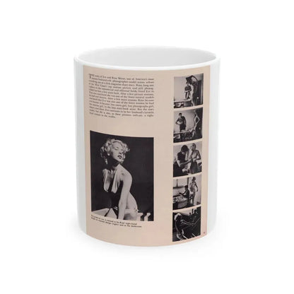 Eve Meyer #24 (Vintage Female Icon) White Coffee Mug 11oz - Go Mug Yourself