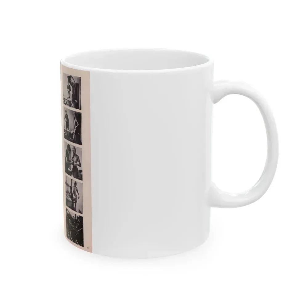 Eve Meyer #24 (Vintage Female Icon) White Coffee Mug - Go Mug Yourself