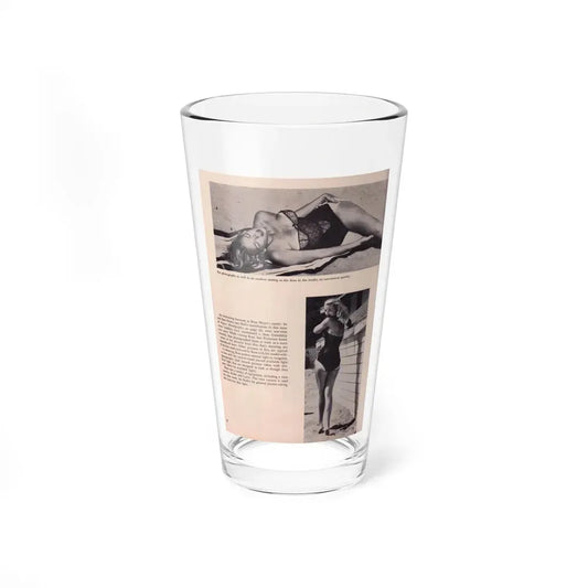 Eve Meyer #25 (Vintage Female Icon) Pint Glass 16oz 16oz - Go Mug Yourself