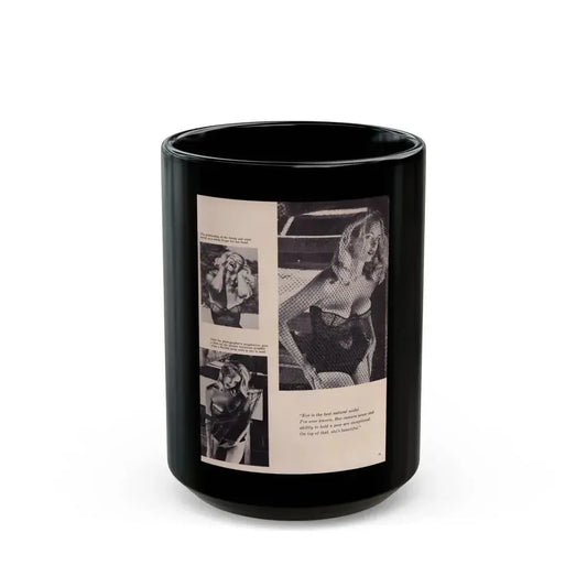 Eve Meyer #26 (Vintage Female Icon) Black Coffee Mug 15oz - Go Mug Yourself
