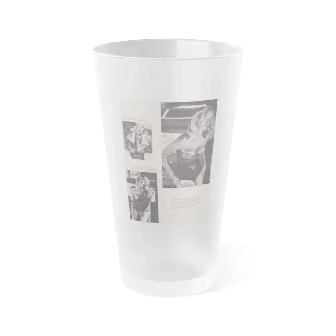 Eve Meyer #26 (Vintage Female Icon) Frosted Pint Glass 16oz 16oz Frosted - Go Mug Yourself