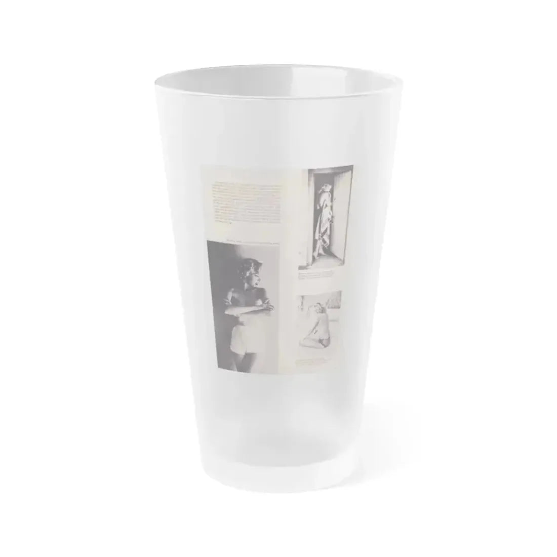 Eve Meyer #27 (Vintage Female Icon) Frosted Pint Glass 16oz 16oz Frosted - Go Mug Yourself