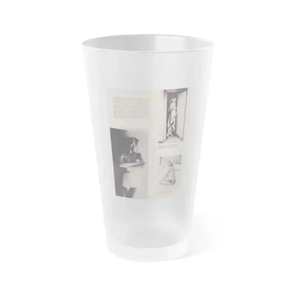 Eve Meyer #27 (Vintage Female Icon) Frosted Pint Glass 16oz 16oz Frosted - Go Mug Yourself