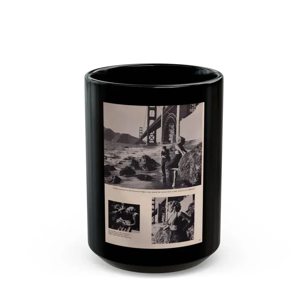 Eve Meyer #28 (Vintage Female Icon) Black Coffee Mug 15oz - Go Mug Yourself
