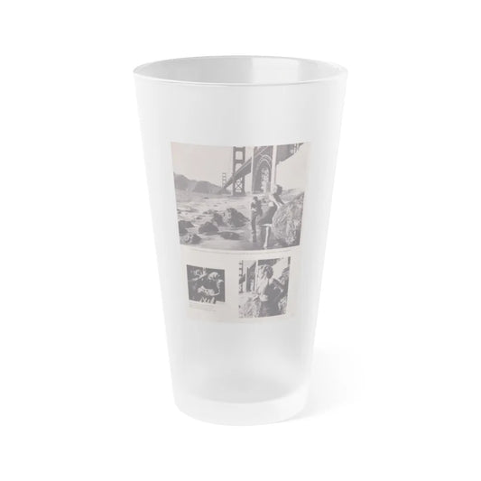 Eve Meyer #28 (Vintage Female Icon) Frosted Pint Glass 16oz-16oz-Frosted-Go Mug Yourself