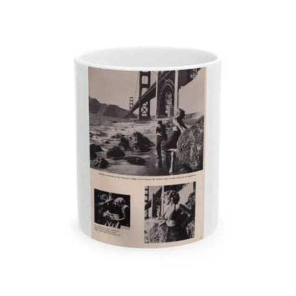 Eve Meyer #28 (Vintage Female Icon) White Coffee Mug 11oz - Go Mug Yourself