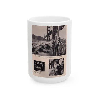 Eve Meyer #28 (Vintage Female Icon) White Coffee Mug 15oz - Go Mug Yourself