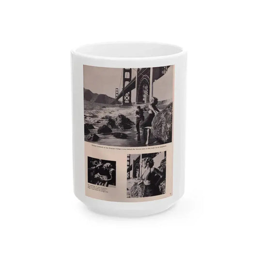 Eve Meyer #28 (Vintage Female Icon) White Coffee Mug 15oz - Go Mug Yourself