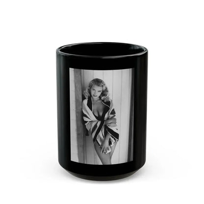 Eve Meyer #30 (Vintage Female Icon) Black Coffee Mug 15oz - Go Mug Yourself