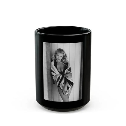 Eve Meyer #30 (Vintage Female Icon) Black Coffee Mug 15oz - Go Mug Yourself