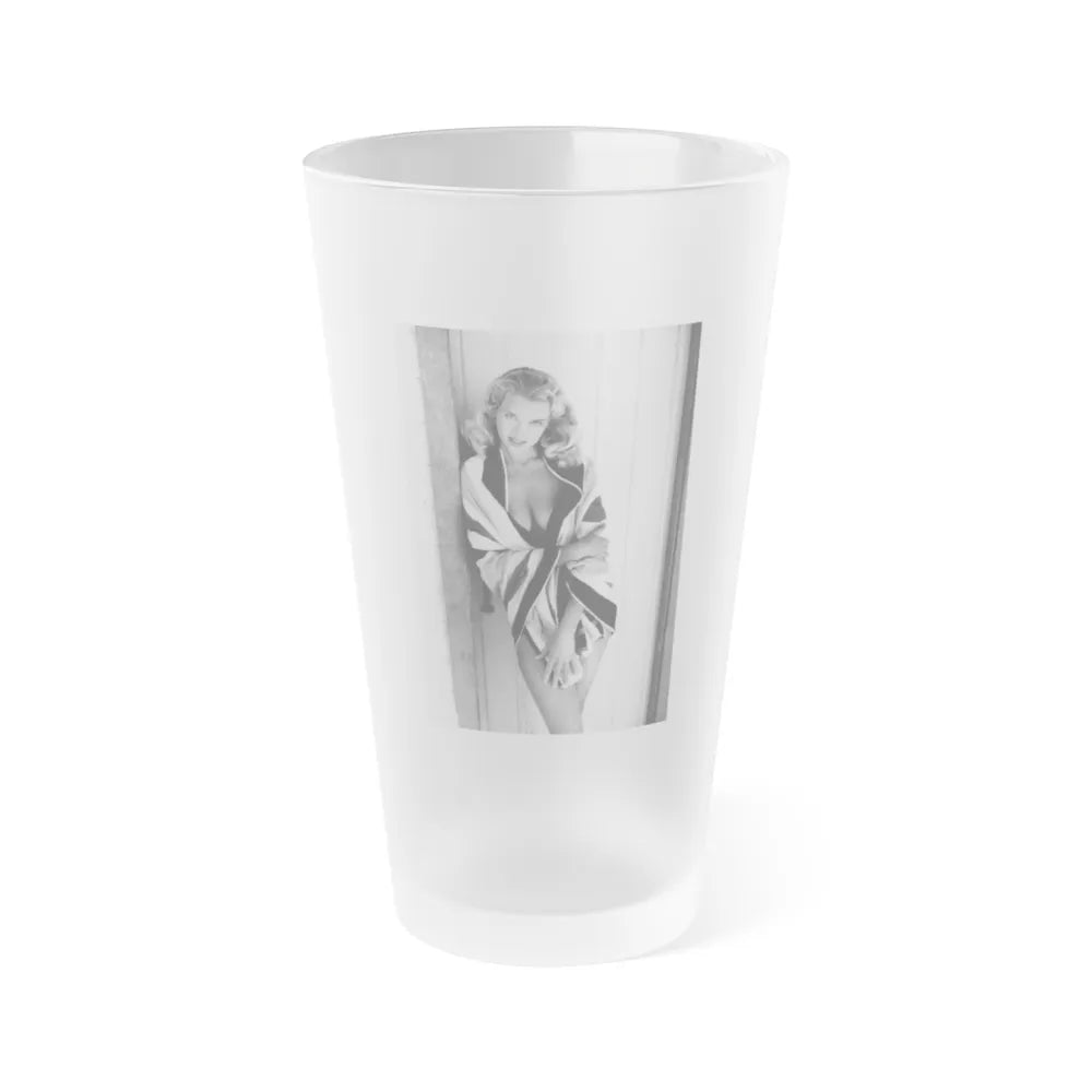 Eve Meyer #30 (Vintage Female Icon) Frosted Pint Glass 16oz-16oz-Frosted-Go Mug Yourself