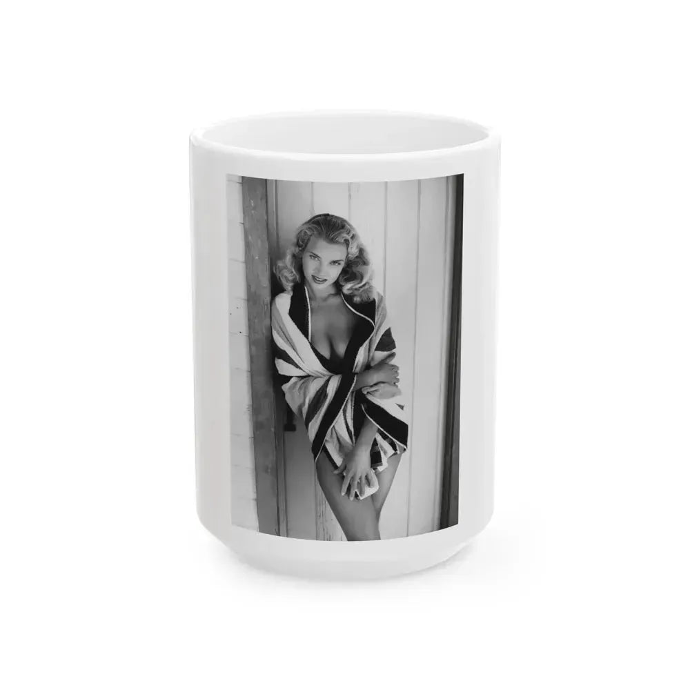 Eve Meyer #30 (Vintage Female Icon) White Coffee Mug 15oz - Go Mug Yourself
