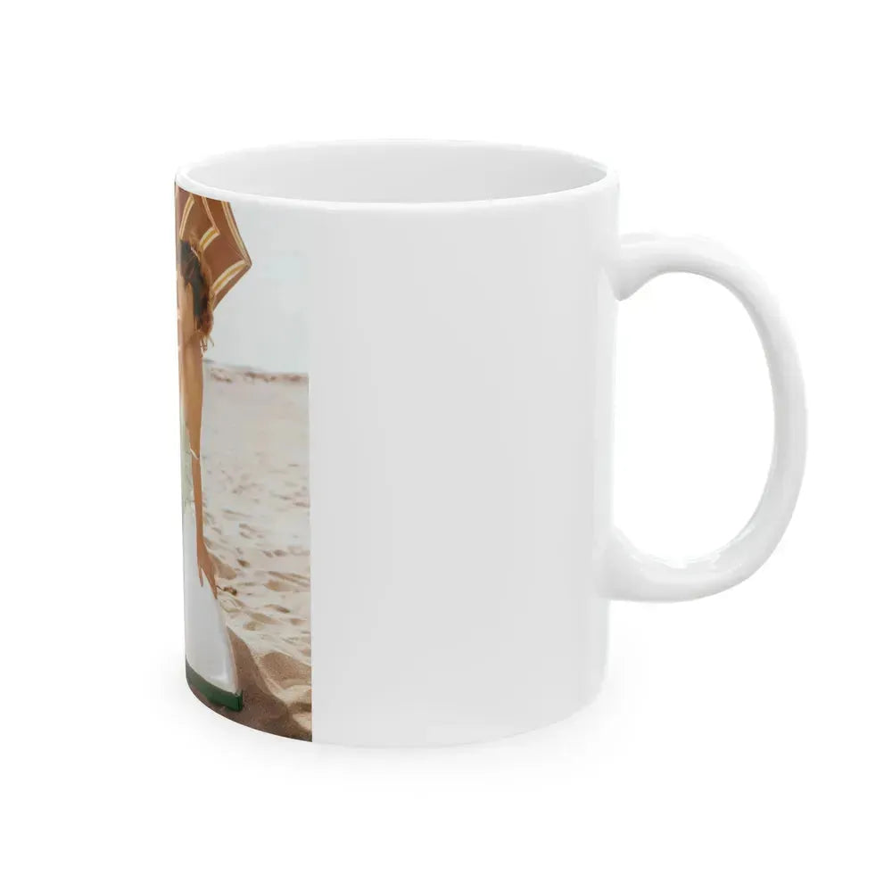 Eve Meyer #31 (Vintage Female Icon) White Coffee Mug - Go Mug Yourself