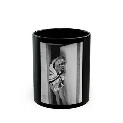 Eve Meyer #32 (Vintage Female Icon) Black Coffee Mug 11oz - Go Mug Yourself