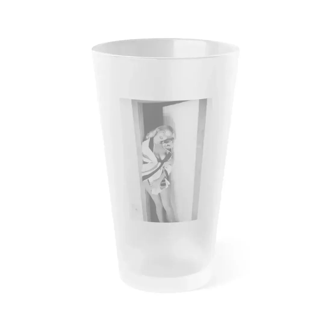 Eve Meyer #32 (Vintage Female Icon) Frosted Pint Glass 16oz 16oz Frosted - Go Mug Yourself