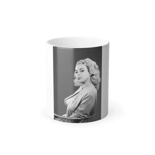 Eve Meyer #33 (Vintage Female Icon) Color Changing Coffee Mug 11oz - Go Mug Yourself