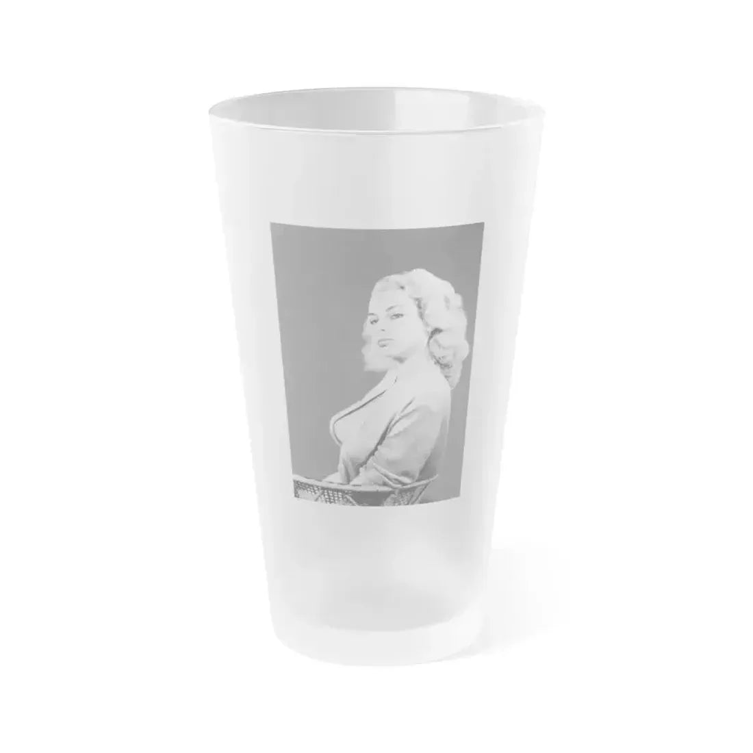Eve Meyer #33 (Vintage Female Icon) Frosted Pint Glass 16oz 16oz Frosted - Go Mug Yourself