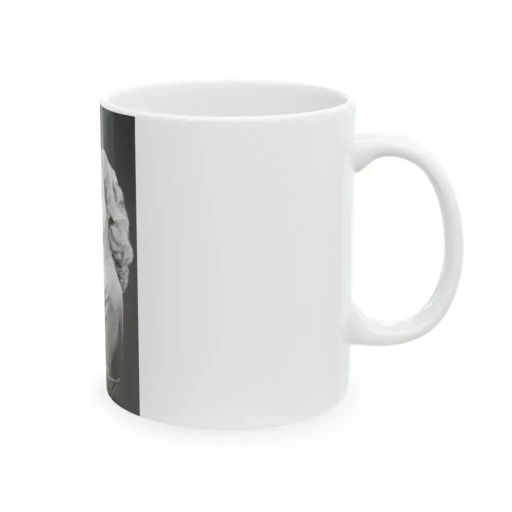 Eve Meyer #33 (Vintage Female Icon) White Coffee Mug - Go Mug Yourself