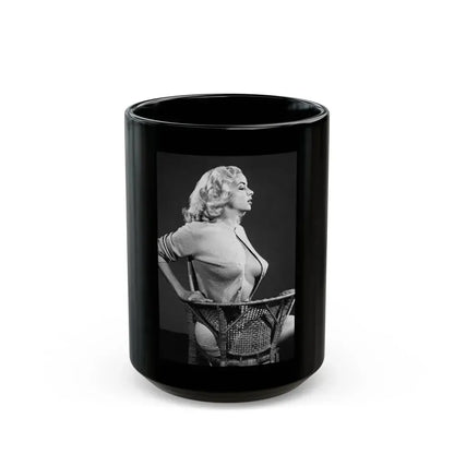 Eve Meyer #34 (Vintage Female Icon) Black Coffee Mug 15oz - Go Mug Yourself