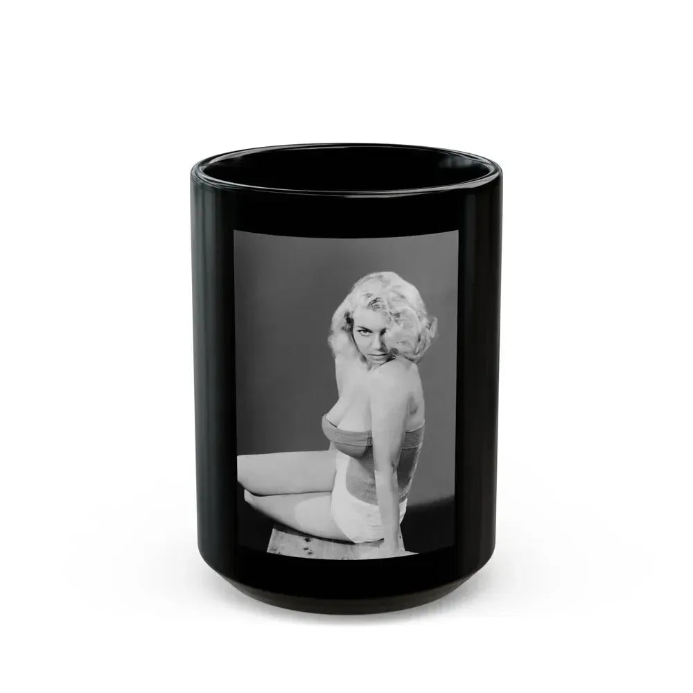 Eve Meyer #35 (Vintage Female Icon) Black Coffee Mug 15oz - Go Mug Yourself