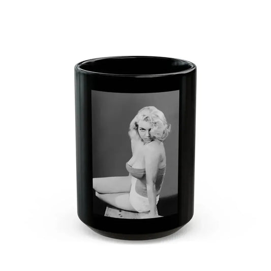 Eve Meyer #35 (Vintage Female Icon) Black Coffee Mug 15oz - Go Mug Yourself