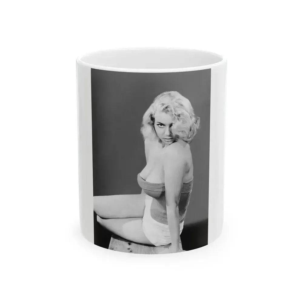Eve Meyer #35 (Vintage Female Icon) White Coffee Mug 11oz - Go Mug Yourself
