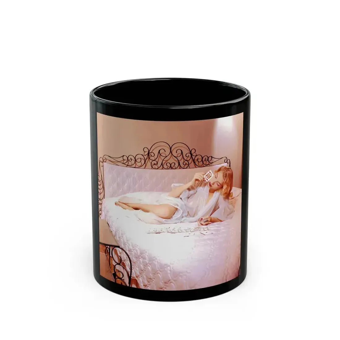 Eve Meyer #36 (Vintage Female Icon) Black Coffee Mug 11oz - Go Mug Yourself