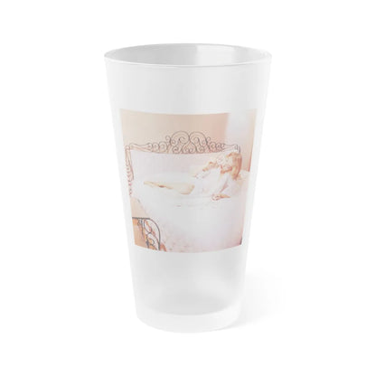 Eve Meyer #36 (Vintage Female Icon) Frosted Pint Glass 16oz-16oz-Frosted-Go Mug Yourself