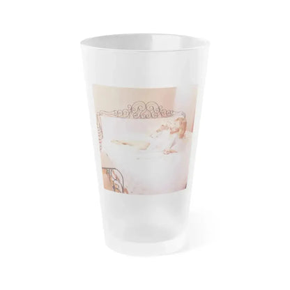 Eve Meyer #36 (Vintage Female Icon) Frosted Pint Glass 16oz 16oz Frosted - Go Mug Yourself