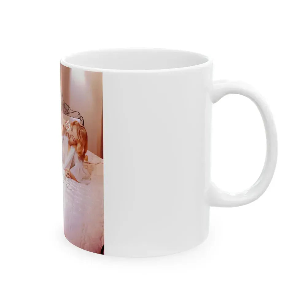 Eve Meyer #36 (Vintage Female Icon) White Coffee Mug - Go Mug Yourself