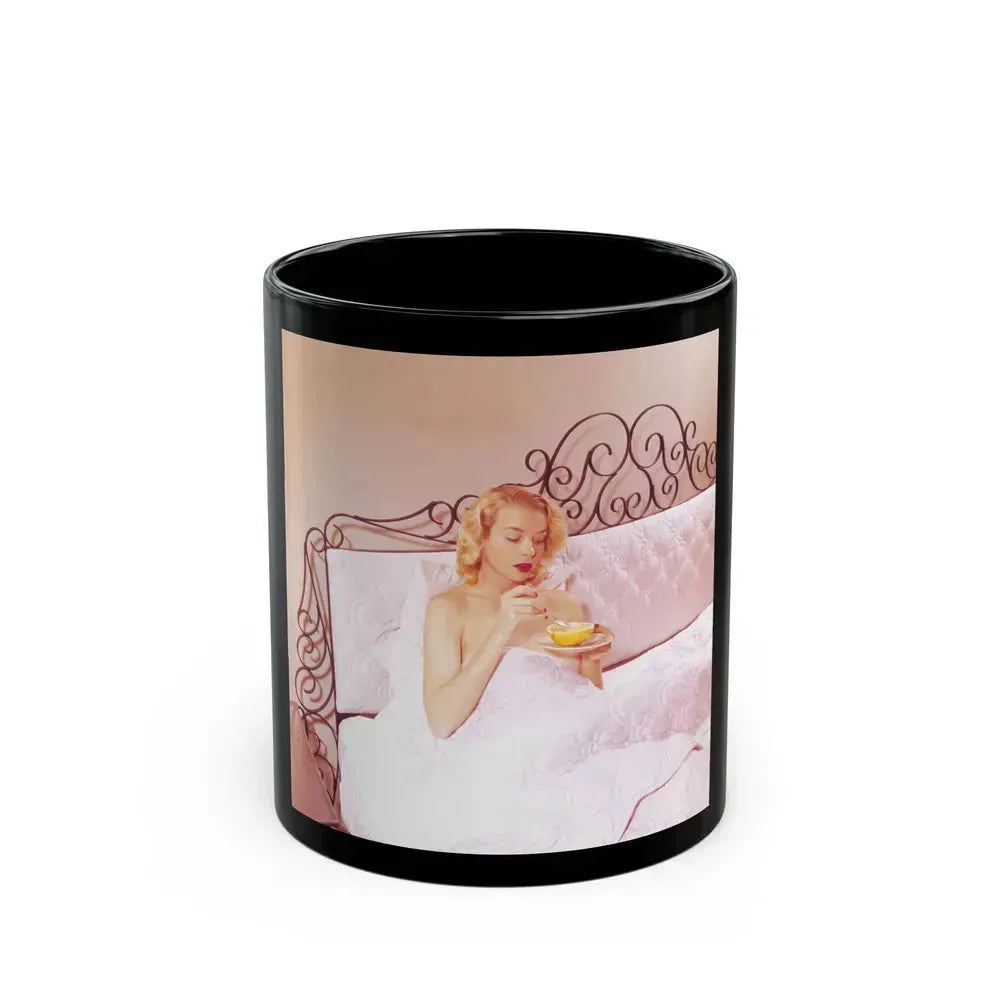 Eve Meyer #37 (Vintage Female Icon) Black Coffee Mug 11oz - Go Mug Yourself