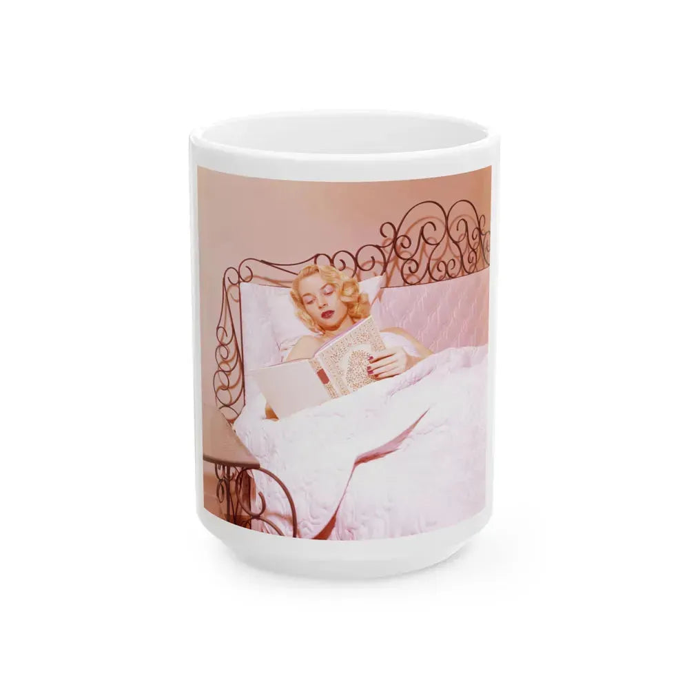 Eve Meyer #38 (Vintage Female Icon) White Coffee Mug 15oz - Go Mug Yourself