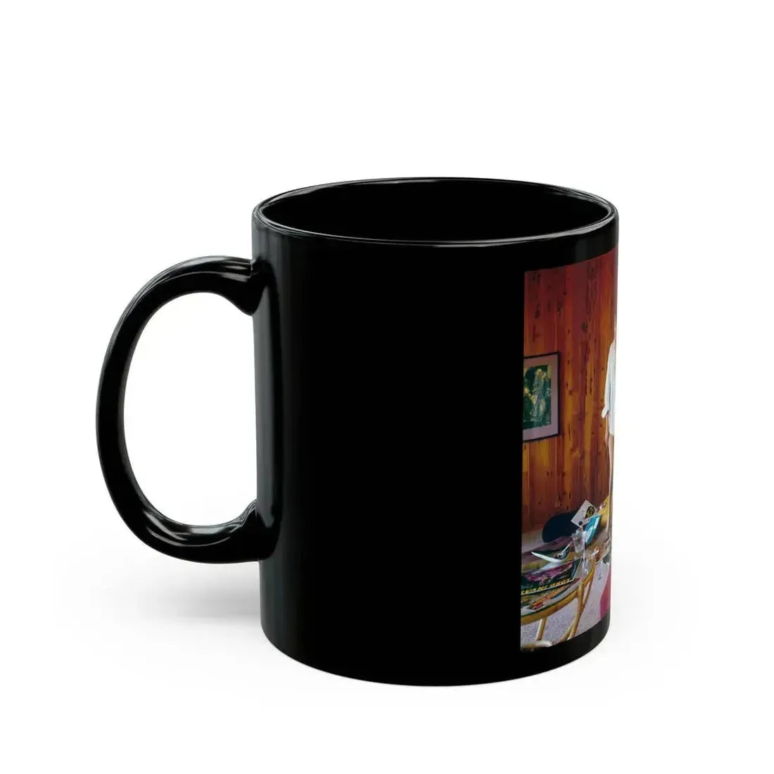 Eve Meyer #39 (Vintage Female Icon) Black Coffee Mug - Go Mug Yourself