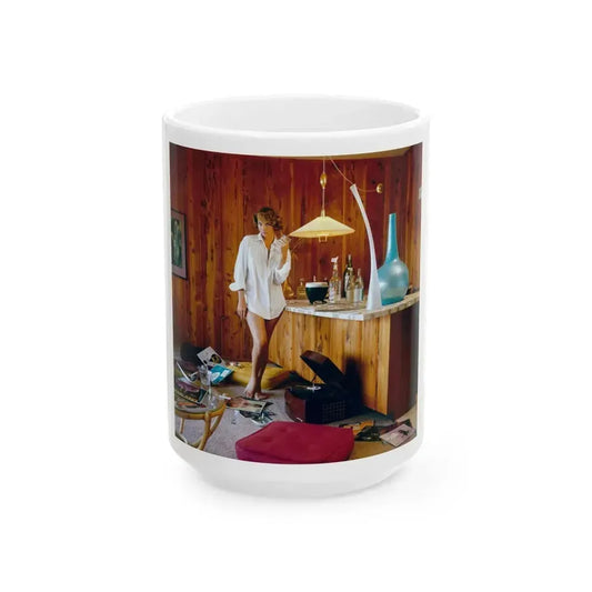 Eve Meyer #39 (Vintage Female Icon) White Coffee Mug 15oz - Go Mug Yourself