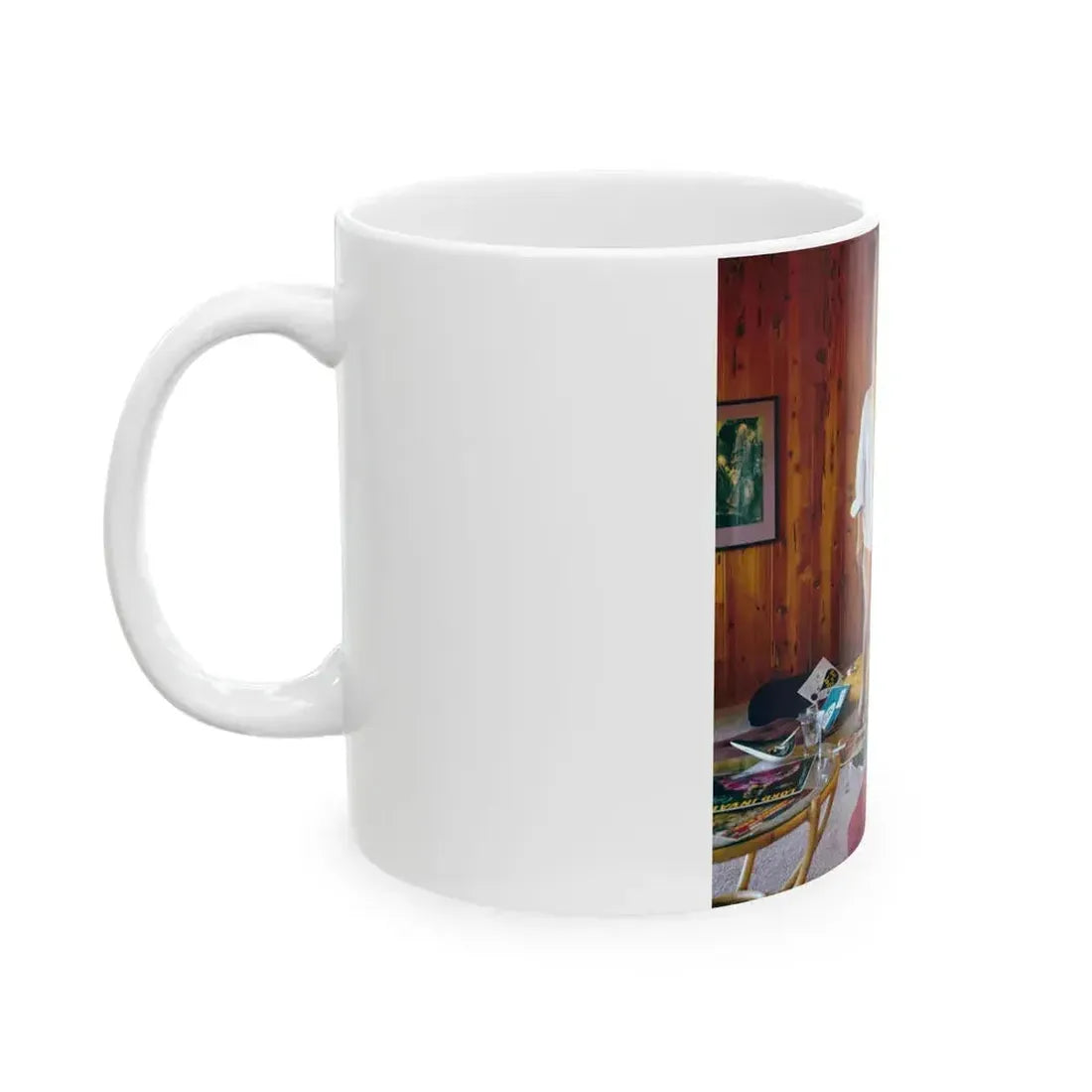 Eve Meyer #39 (Vintage Female Icon) White Coffee Mug - Go Mug Yourself