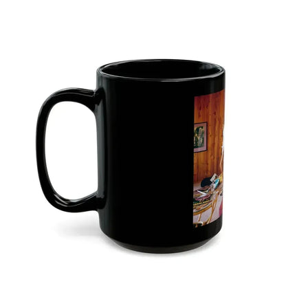 Eve Meyer #40 (Vintage Female Icon) Black Coffee Mug - Go Mug Yourself